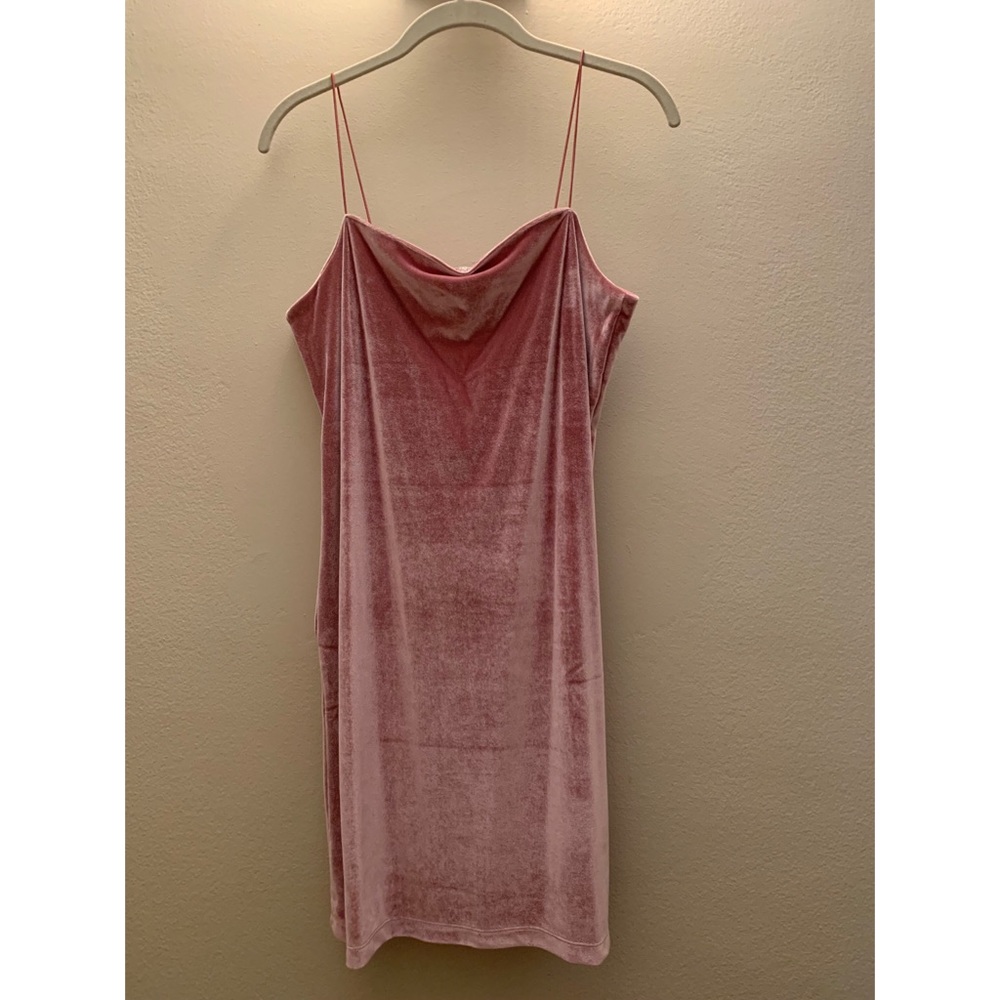 ASOS Pink Velvet Dress